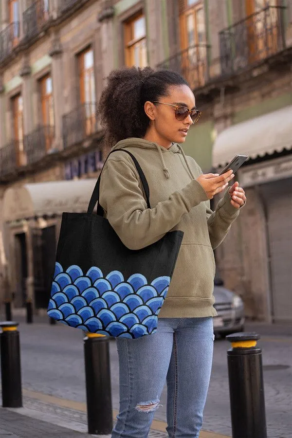 Black_&_Blue_Canvas_Tote_Bag_For_Girls