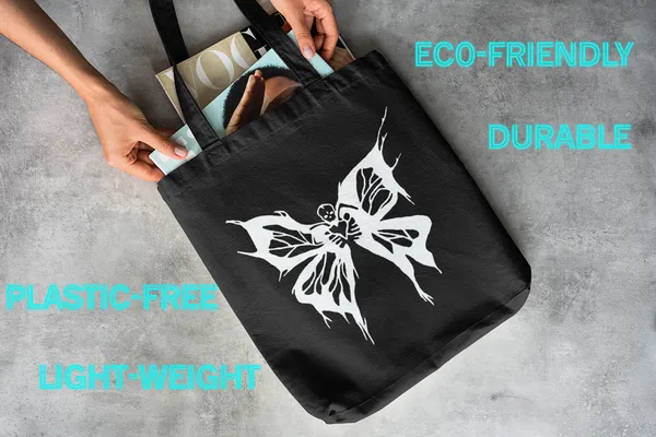 Black_Canvas_Tote_Bag_For_Girls