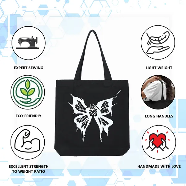Black_Canvas_Tote_Bag_For_Girls