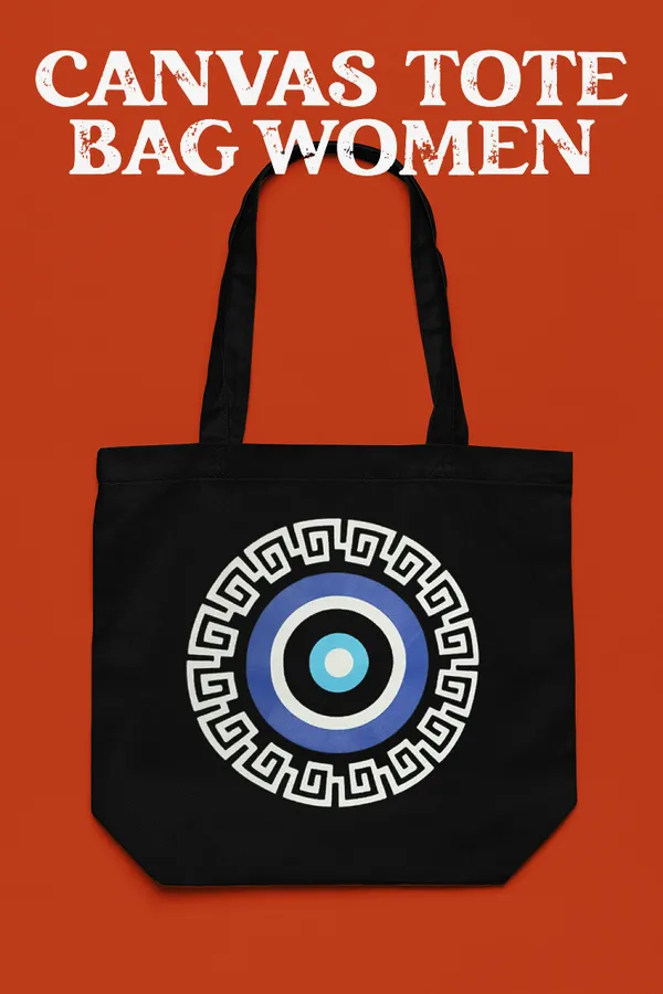 Black_Canvas_Evil_Eye_Tote_Bag_With_Zipper_And_Pocket