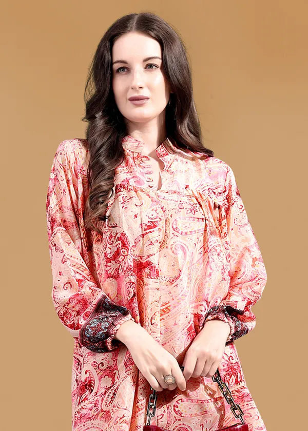 Pink_Rayon_Cotton_Co-Ords_For_Women