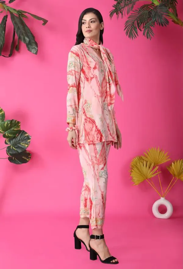 Pink_Rayon_Cotton_Co-Ords_For_Women