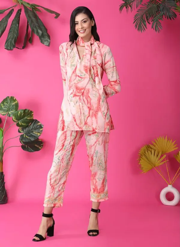 Pink_Rayon_Cotton_Co-Ords_For_Women