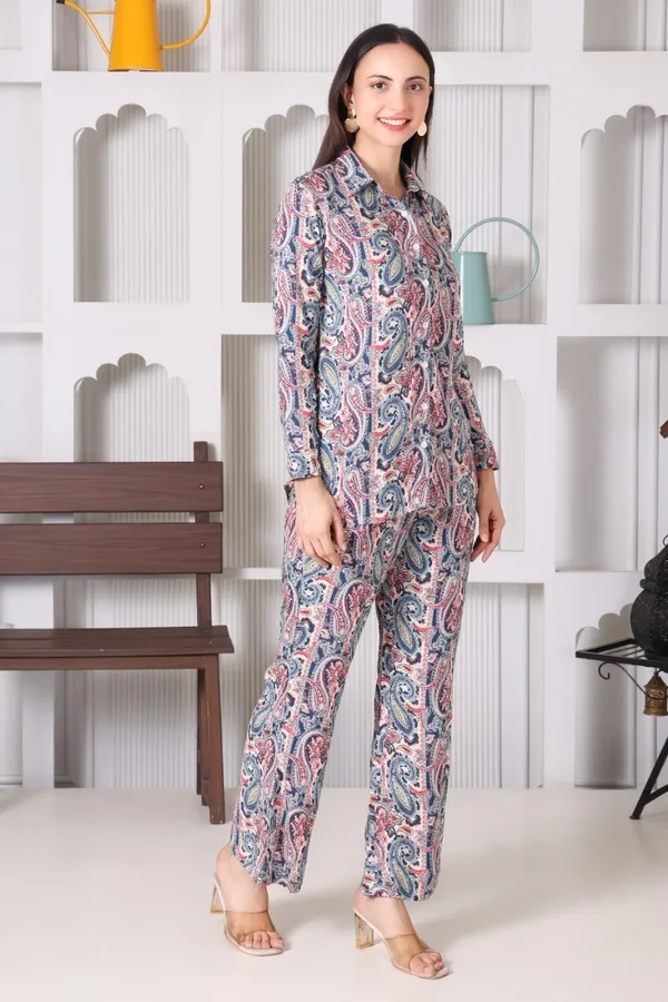 Multicolor_Rayon_Cotton_Co-Ords_For_Women