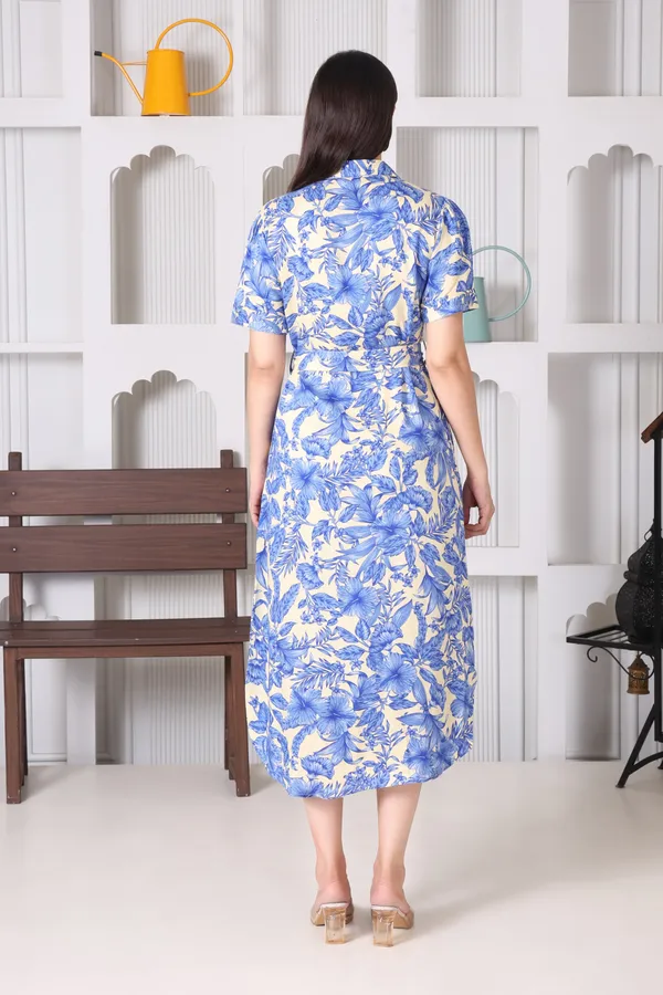 Blue_Rayon_Cotton_Dresses_For_Women