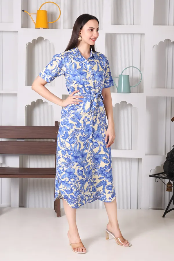 Blue_Rayon_Cotton_Dresses_For_Women