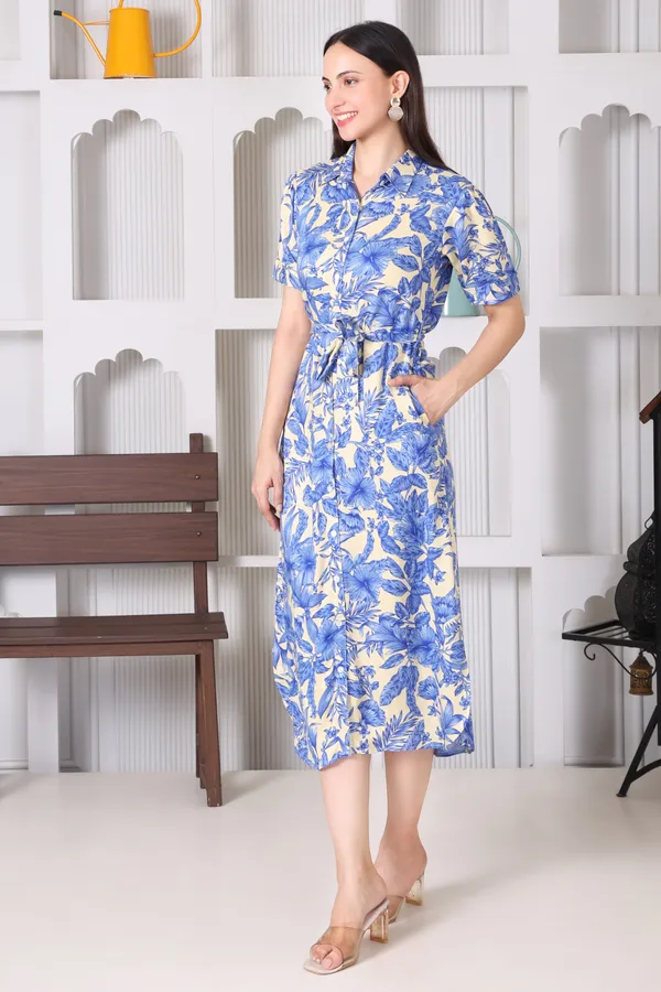 Blue_Rayon_Cotton_Dresses_For_Women