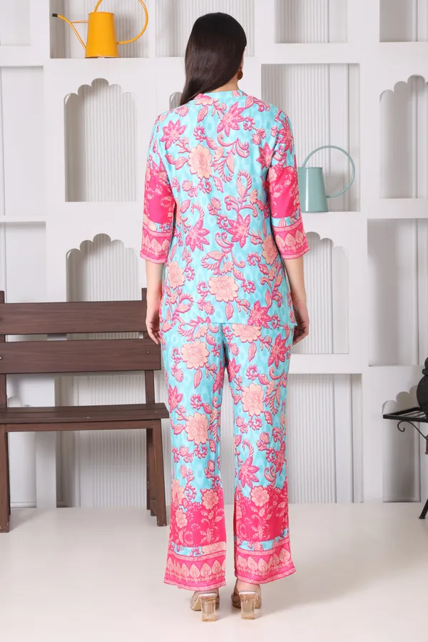 Blue_And_Pink_Rayon_Cotton_Co-Ords_For_Women