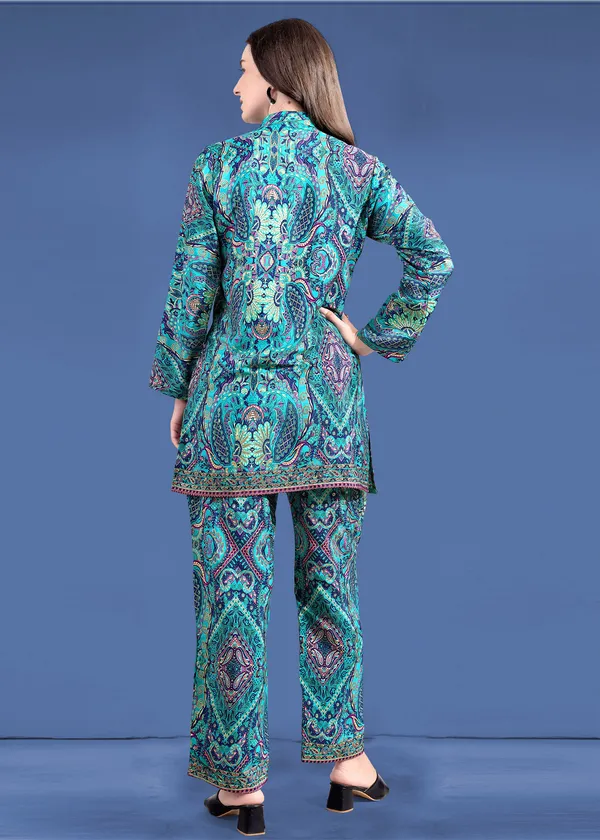 Blue_Rayon_Cotton_Co-Ords_For_Women