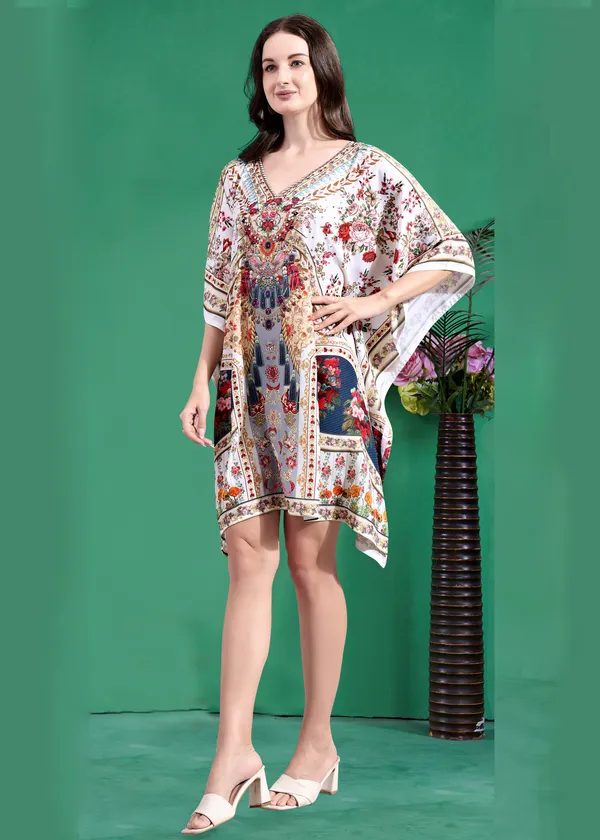 Beige_Rayon_Cotton_Dresses_For_Women