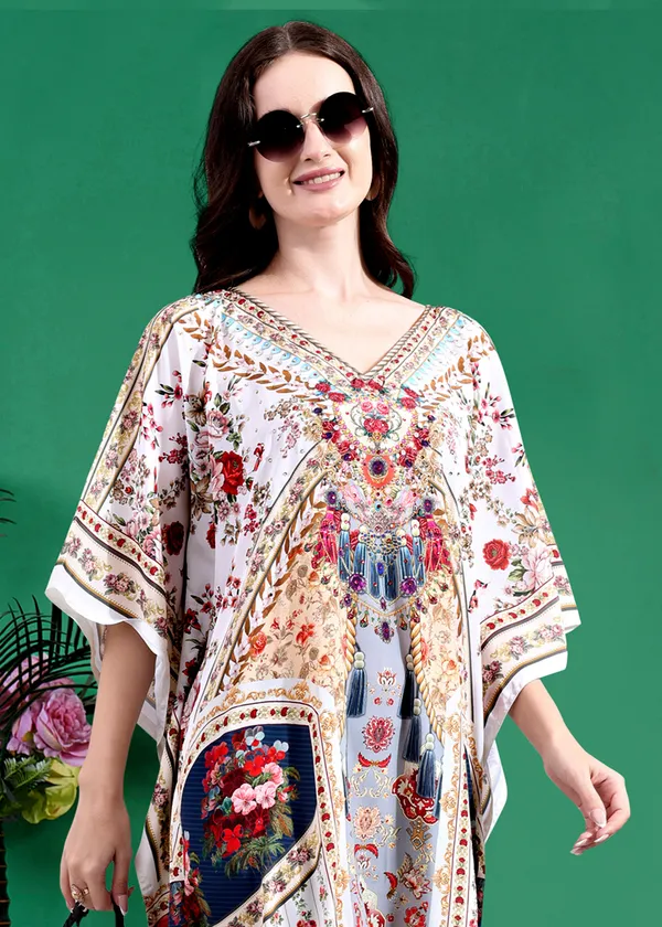 Beige_Rayon_Cotton_Dresses_For_Women