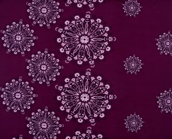 Falora_220_Thread_Count_Premium_Cotton_Fitted_Bedsheet_|_Madala_Art_Flower_Maroon_|_King/Queen/Double_|_72×78_/_60×78_Inches_|_360°_Elasticated_|_With_2_Pillow_Covers_(Up_to_8_Inches_Mattress)