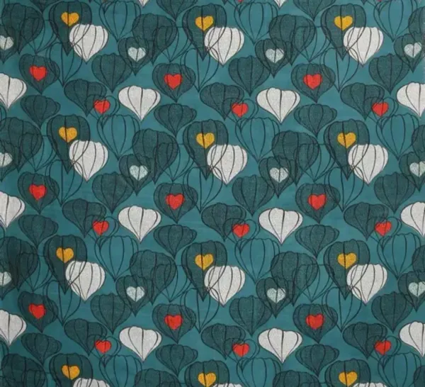 Falora_220_Thread_Count_Premium_Cotton_Fitted_Bedsheet_|_Peacock_Blue_Divine_Leaves_|_King/Queen/Double_|_72×78_/_60×78_Inches_|_360°_Elasticated_|_With_2_Pillow_Covers_(Up_to_8_Inches_Mattress)