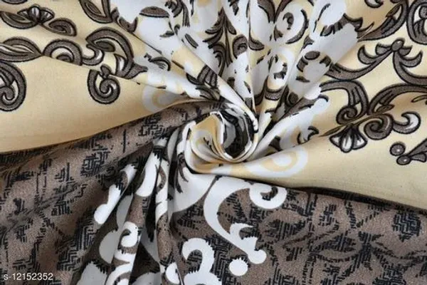 Falora_220_Thread_Count_Premium_Cotton_Fitted_Bedsheet_|_Royal_Mocha_Damask_Stripes_|_King/Queen/Double_|_72×78_/_60×78_Inches_|_360°_Elasticated_|_With_2_Pillow_Covers_(Up_to_8_Inches_Mattress)