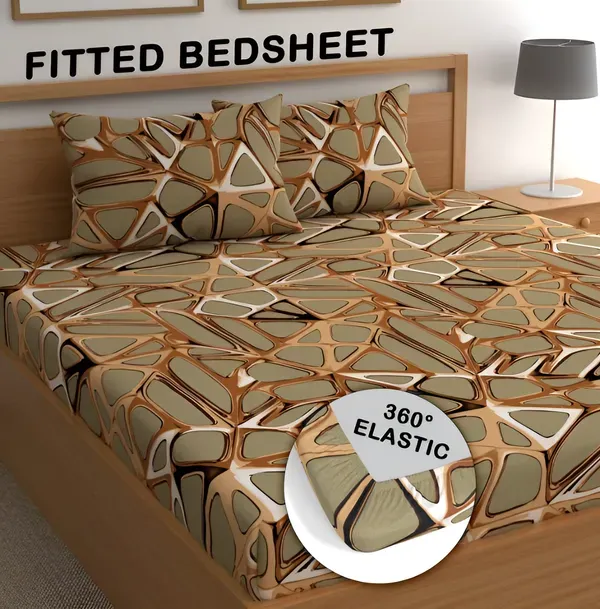 Falora_GeoWeave_220_TC_Fitted_Bedsheet_Multicolor_with_2_Pillow_Covers_(72×78,_Up_to_10_Inches)_–_360°_Elasticated