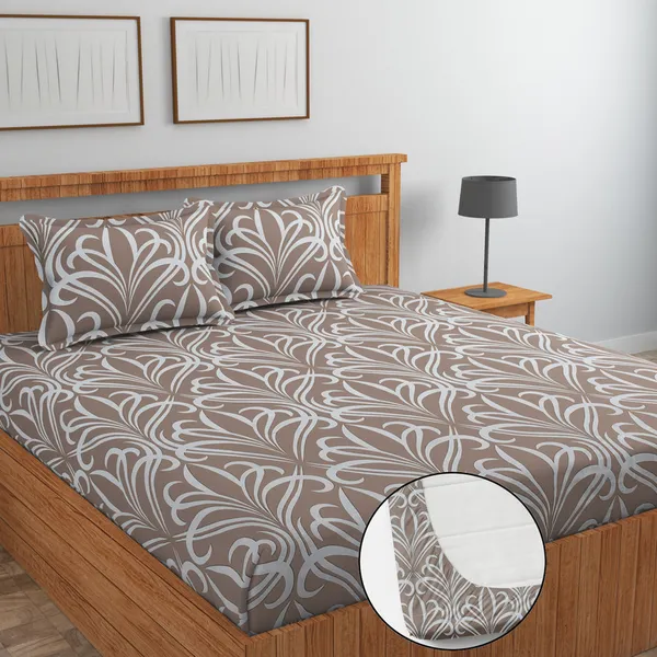Falora_Mocha_Bloom_–_Premium_Cotton_Fitted_Bedsheet