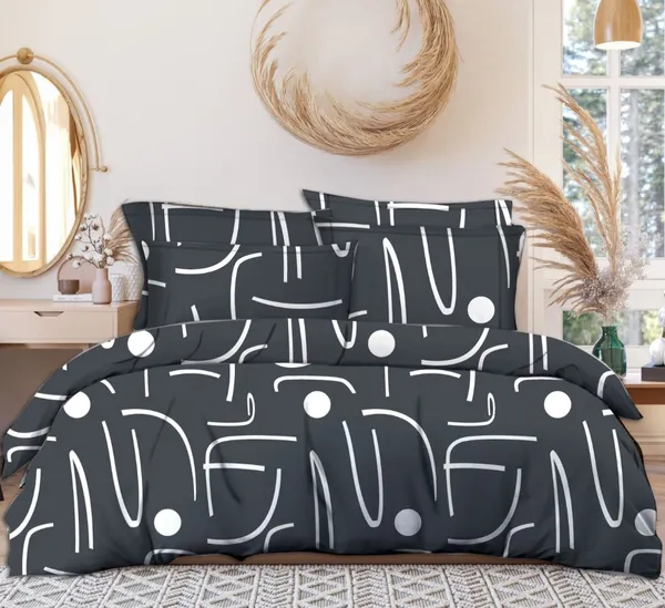 Falora_Modern_Mono_Abstract_500_TC_Flat_Bedsheet