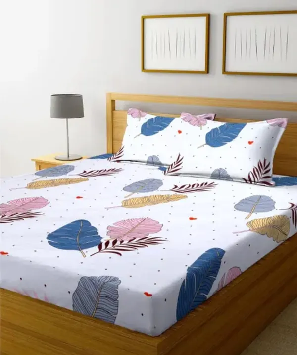 Off_White_Premium_Cotton_Aura_Blooming_Feathers_Bed_Sheet_with_pillow_cover