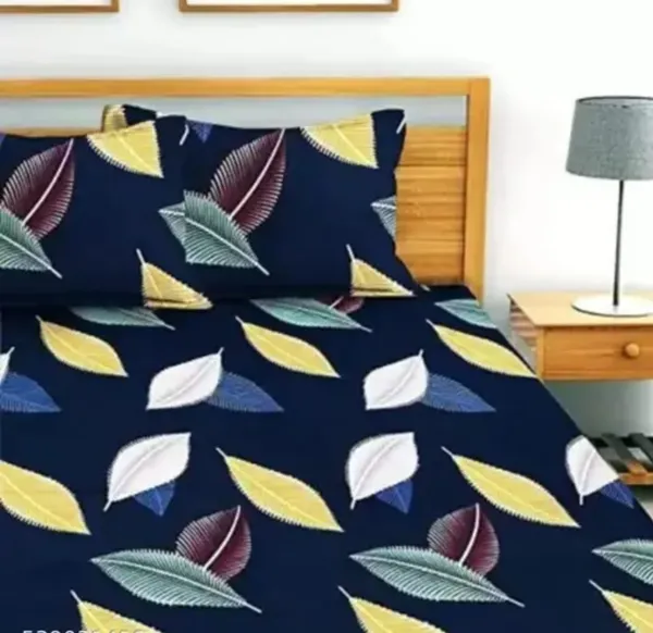 Multicolor_Premium_Cotton_Opulence_Autumn_Leaf_Bliss_Bed_Sheet_with_pillow_cover
