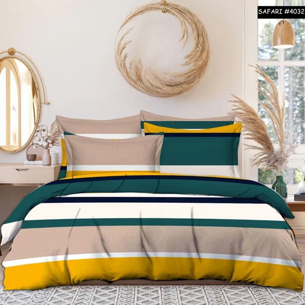 Multicolor_Premium_Cotton_Spectrum_Luxe_Bed_Sheet_with_pillow_cover