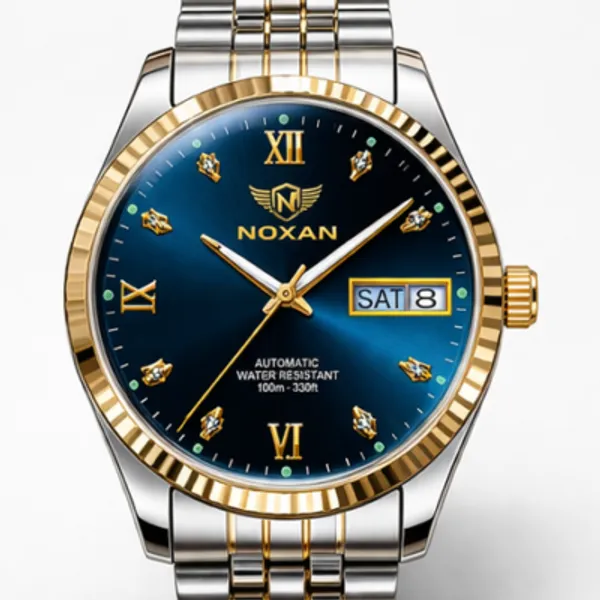 Blue_Dial_Luxury_Watch_With_Stylish_Gold_And_Stainless_Steel_Straps_For_Men