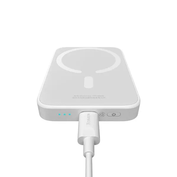 White_Magsafe_Wireless_5000_Mah_Powerbank