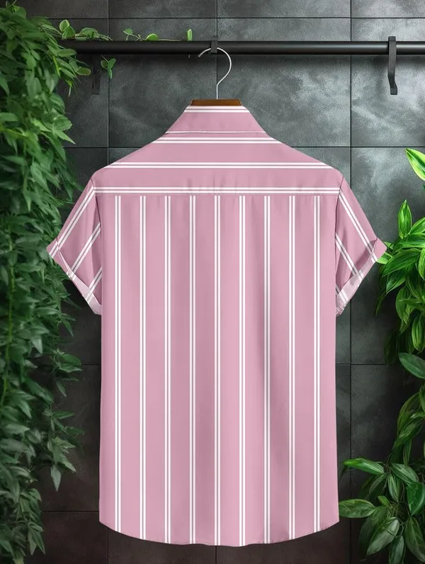 Pink_Short_Sleeve_Button-Down_Shirt,_White_With_Black_Vertical_Stripes,_Casual_Fit