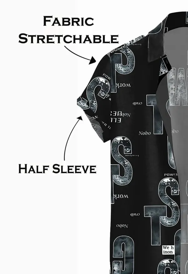 Black_Graphic_Print_Long_Sleeve_Button_Down_Shirt_Pattern
