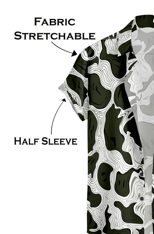 Green_Abstract_Pattern_Short_Sleeve_Button-Down_Shirt_Topographic_Design