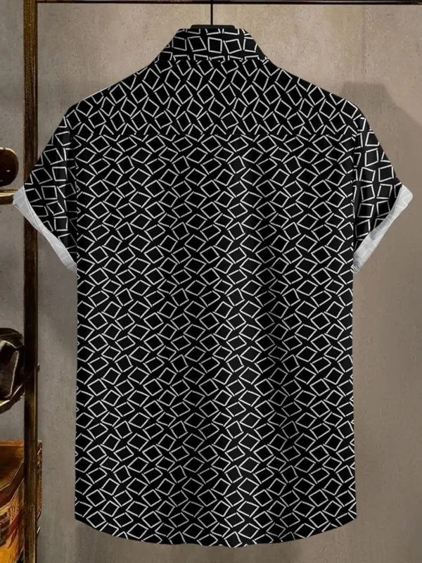 Black_Geometric_Pattern_Long_Sleeve_Dress_Shirt,_Modern_Design