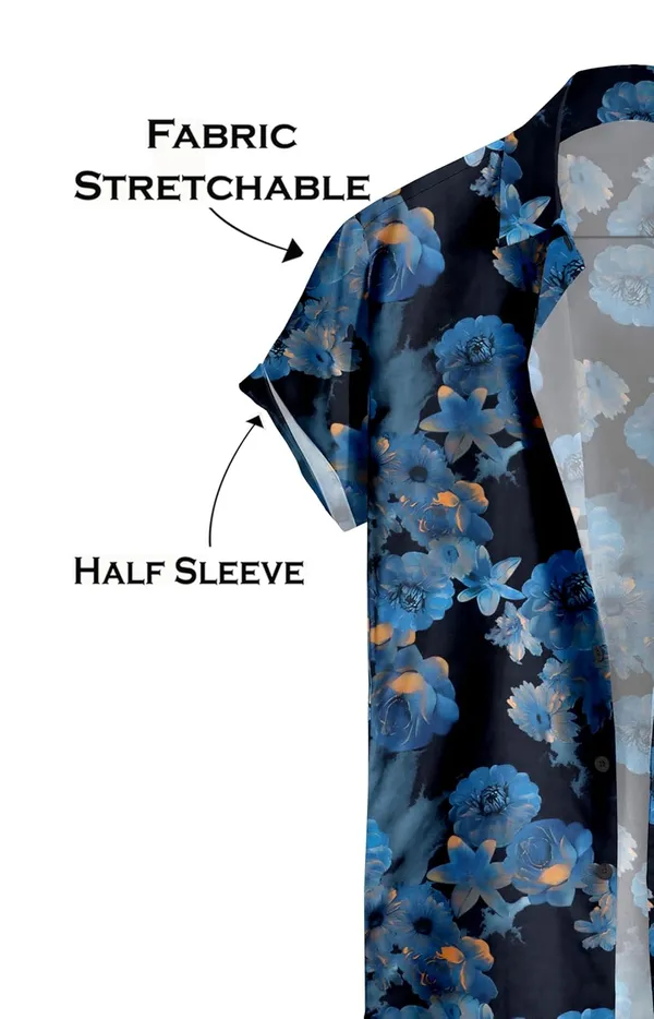 Blue_Floral_Hawaiian_Shirt,_Short_Sleeve_Button_Down,_Blue_And_Black_Tropical_Print