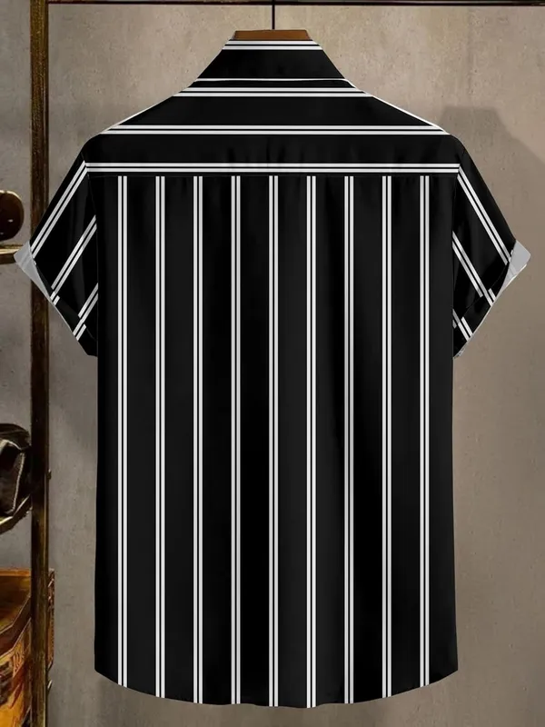 Black_Classic_Vertical_Striped_Button-Down_Shirt,_Short_Sleeve