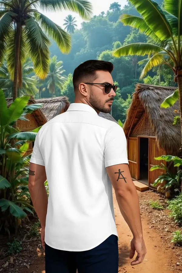White_Tropical_Print_Button-Down_Shirt,_Short_Sleeve_Palm_Tree_Design,_Casual_Beach_Wear