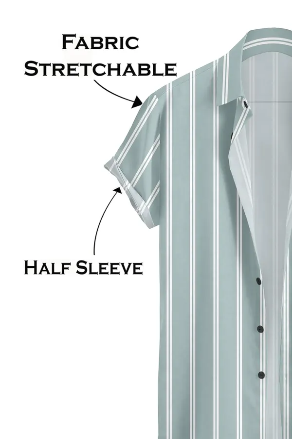 Restyle_Men's_Casual_Short_Sleeve_Striped_Shirt,_Black_and_White,_Button_Down_Collar
