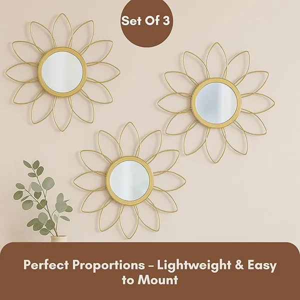 Golden_Metal_Sunflower_Mirror_Wall_Decor_|_Decorative_Mirror_Wall_Mounted_|_Mirror_Wall_Decor_For_Living_Room_|_Beautiful_Metal_Modern_Designer_|_Hanging_Mirror_Sculpture_Set_Of_3_(Gloden)