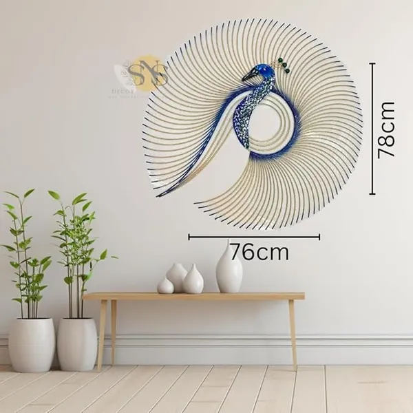 Blue_Metal_Peacock_Wall_Art_|_3D_Sculpture_for_Living_Room,_Bedroom,_Restaurant,_Hotel_&_Office_Décor