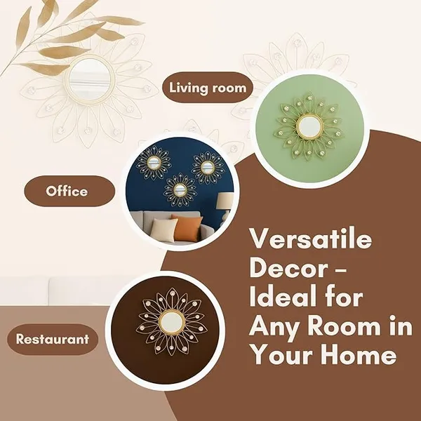 Golden_Metal_Sunflower_Mirror_Wall_Decor_With_Crystal_Accents_(Set_Of_3)_Mirror_Wall_Decor_For_Living_Room_|_Beautiful_Metal_Modern_Designer_|_Hanging_Mirror_Sculpture_(Gold)