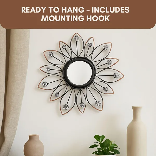 Black_&_Copper_Metal_Sunflower_Mirror_Wall_Decor_With_Crystal_Accents_(Set_Of_3)_Mirror_Wall_Decor_For_Living_Room_|_Beautiful_Metal_Modern_Designer_|_Hanging_Mirror_Sculpture