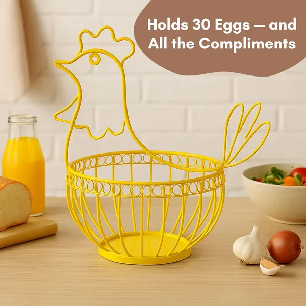 Yellow_Metal_Egg_Basket_Hen_Shape_|_Egg_Basket_For_Kitchen_|_Metal_Basket_For_Storage_|_Multipurpose_Basket_For_Kitchen_|_Fruit_Basket_For_Dining_Table_|_Basket_For_Gifting