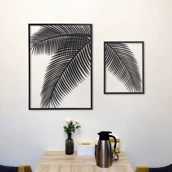 Black_2_Pieces_Metal_Palm_Leaf_Wall_Decor_Home_Art_Set_|_Metal_Wall_Hanging_Art_Antique_Style_Wall_Decor_Restaurant_|_Hotel_|_Home_|_Bedroom_|_Living_Room_(Set_Of_2)