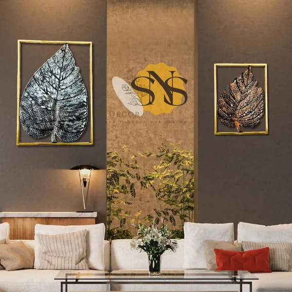 Copper_&_Silver_Antique_Modern_Luxury_Metal_Leaf_Set_Of_2_Frame_Wall_Art_Decorations_|_Perfect_3D_Wall_Sculpture_For_Living_Room,_Bedroom,_Restaurant,_Hotel_&_Office_(Copper_&_Silver_Antique)