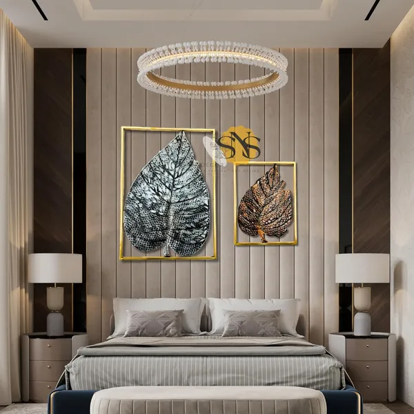 Copper_&_Silver_Antique_Modern_Luxury_Metal_Leaf_Set_Of_2_Frame_Wall_Art_Decorations_|_Perfect_3D_Wall_Sculpture_For_Living_Room,_Bedroom,_Restaurant,_Hotel_&_Office_(Copper_&_Silver_Antique)