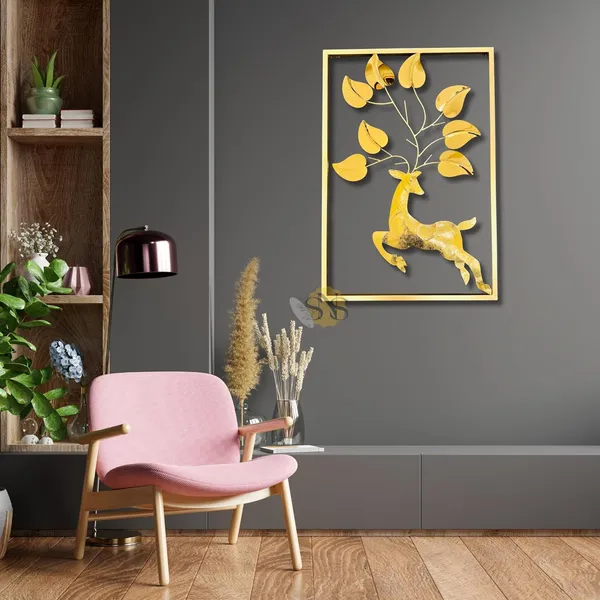 Golden_Luxury_Pvd_Metal_Wall_Art_Decorations_|_Steel_&_Iron_Combination_|_3D_Modern_Deer_Wallart_For_Home_Decoration,_Living_Room,_Hotel,_Restaurant,_Office_(Size-61X42Cm)