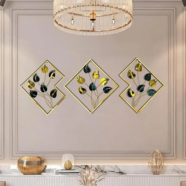Black_&_Gold_Premium_Steel_&_Iron_Pvd_Metal_Wall_Art_Set_Of_3_Modern_Geometric_Design,_Elegant_Black_&_Gold_Finish_|_Wall_Decor_For_Restaurant_|_Hotel_|_Home_|_Office_|_Living_Room_&_Bedroom