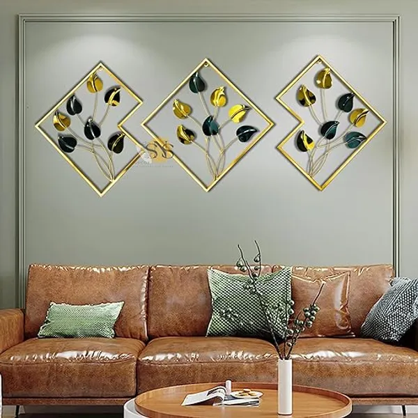 Black_&_Gold_Premium_Steel_&_Iron_Pvd_Metal_Wall_Art_Set_Of_3_Modern_Geometric_Design,_Elegant_Black_&_Gold_Finish_|_Wall_Decor_For_Restaurant_|_Hotel_|_Home_|_Office_|_Living_Room_&_Bedroom