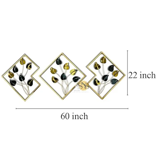 Black_&_Gold_Premium_Steel_&_Iron_Pvd_Metal_Wall_Art_Set_Of_3_Modern_Geometric_Design,_Elegant_Black_&_Gold_Finish_|_Wall_Decor_For_Restaurant_|_Hotel_|_Home_|_Office_|_Living_Room_&_Bedroom