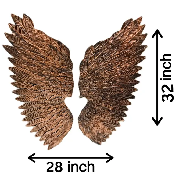 Copper_Antique_Luxury_Metal_Angel_Wings_Set_Of_2_|_For_Selfie_Wall_Hanging_Art_|_Wall_Decor_For_Restaurant_|_Hotel_|_Home_|_Office_|_Living_Room_|_Cafe_(Copper_Antique,_Size:_32X28_Inch)