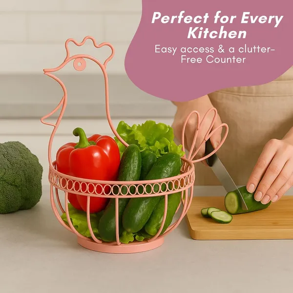 Pink_Metal_Egg_Basket_Hen_Shape_|_Egg_Basket_For_Kitchen_|_Metal_Basket_For_Storage_|_Multipurpose_Basket_For_Kitchen_|_Fruit_Basket_For_Dining_Table_|_Basket_For_Gifting