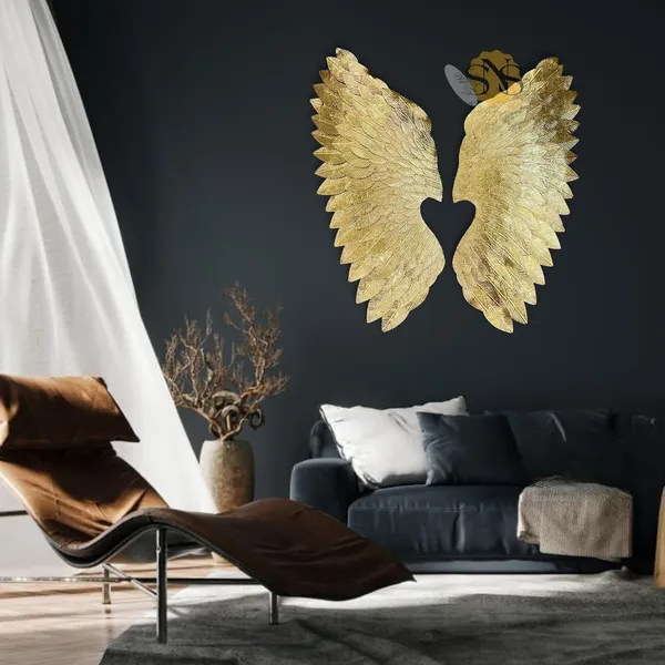 Shiny_Golden_Luxury_Metal_Angel_Wings_Set_Of_2_|_For_Selfie_Wall_Hanging_Art_|_Wall_Decor_For_Cafe_|_Restaurant_|_Hotel_|_Home_|_Office_|_Living_Room_(Shiny_Gold,_Size:32X28_Inch)