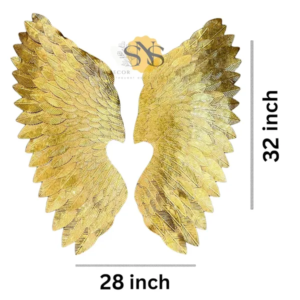 Shiny_Golden_Luxury_Metal_Angel_Wings_Set_Of_2_|_For_Selfie_Wall_Hanging_Art_|_Wall_Decor_For_Cafe_|_Restaurant_|_Hotel_|_Home_|_Office_|_Living_Room_(Shiny_Gold,_Size:32X28_Inch)